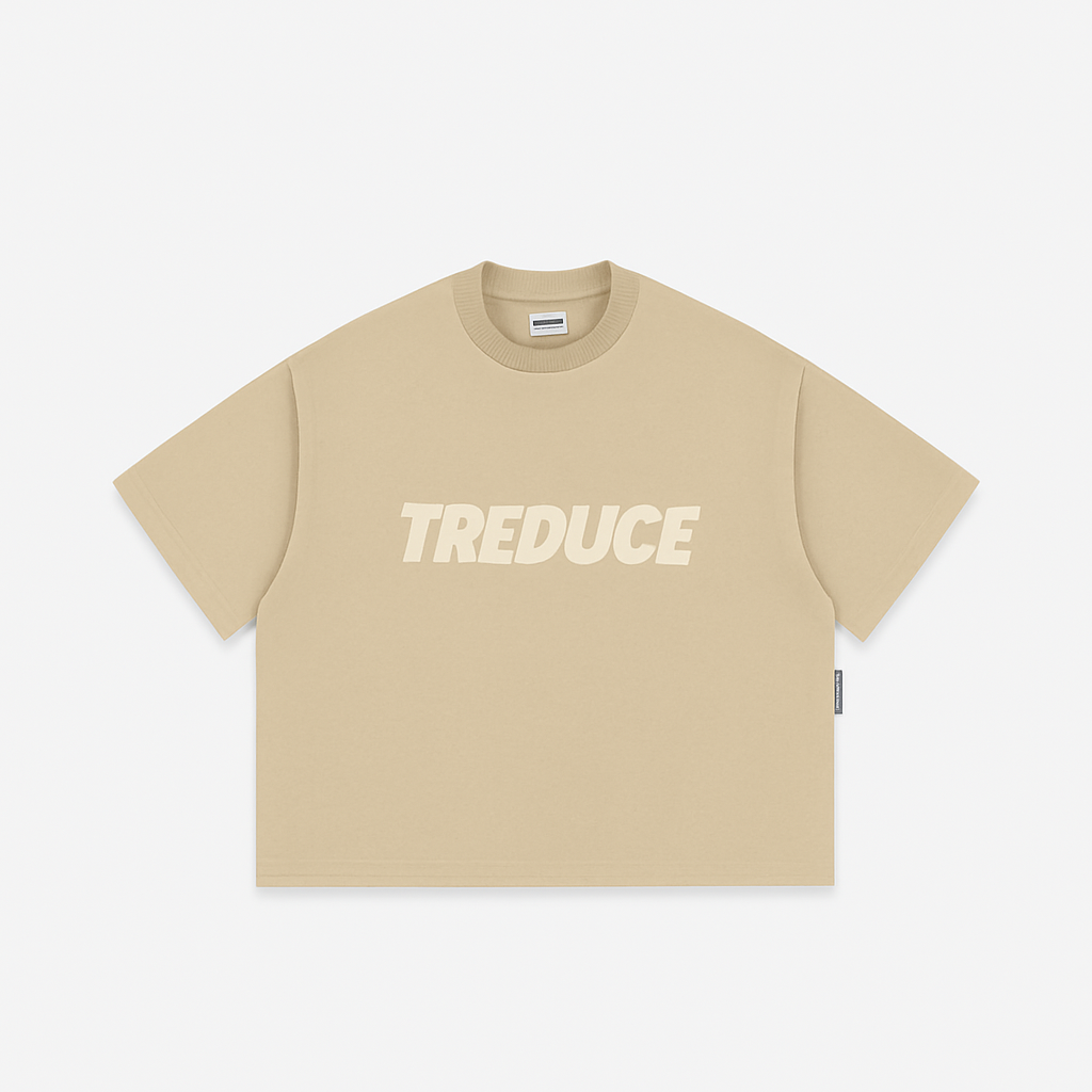 Treduce tee - Beige