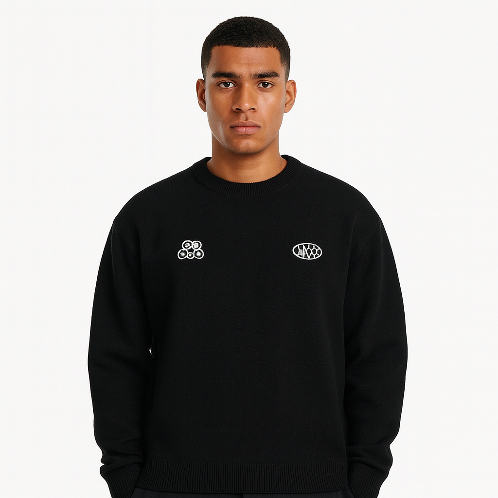 Treduce Knitted Sweat - Black