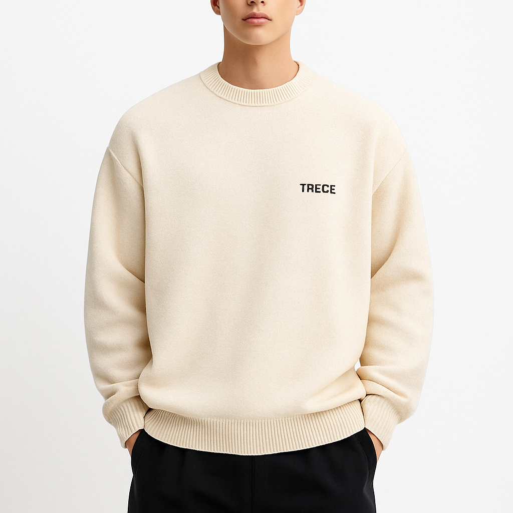 Treduce Knitted Sweat - Beige