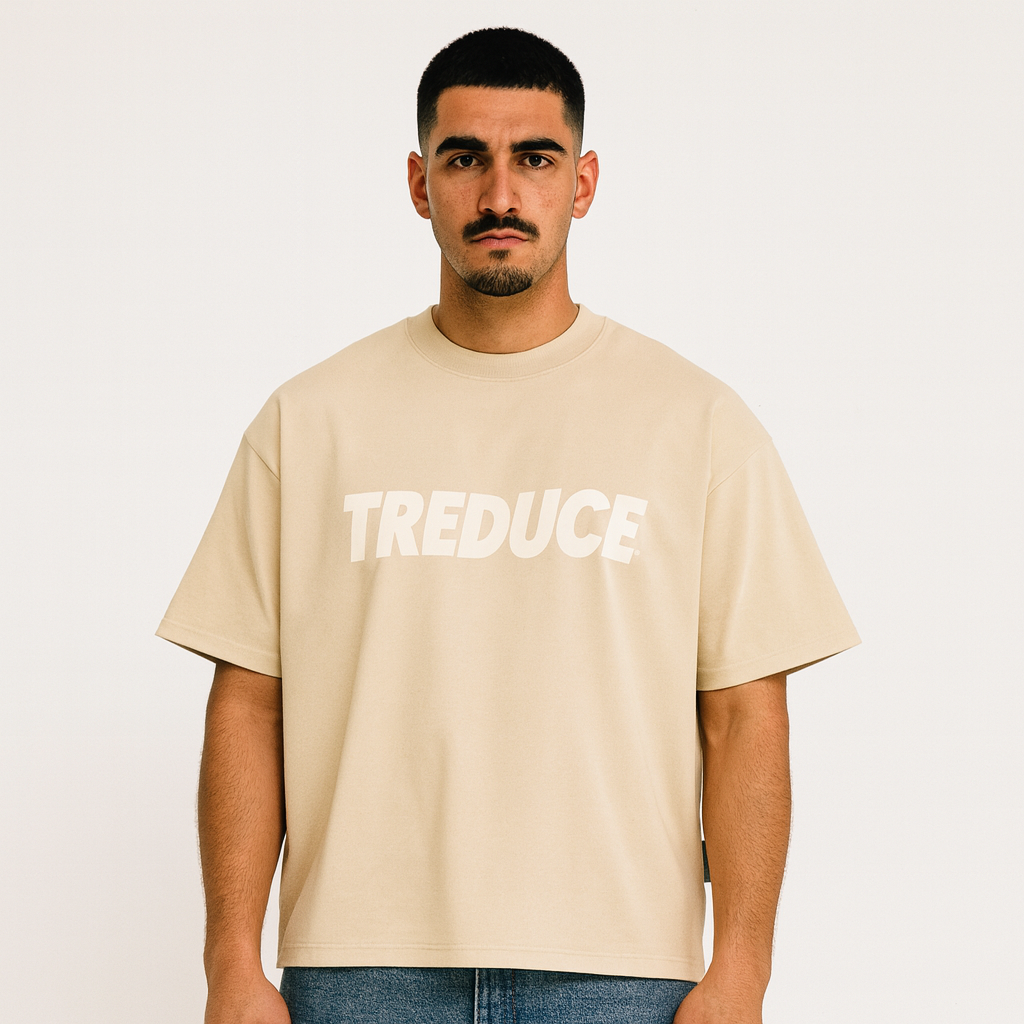 Treduce tee - Beige
