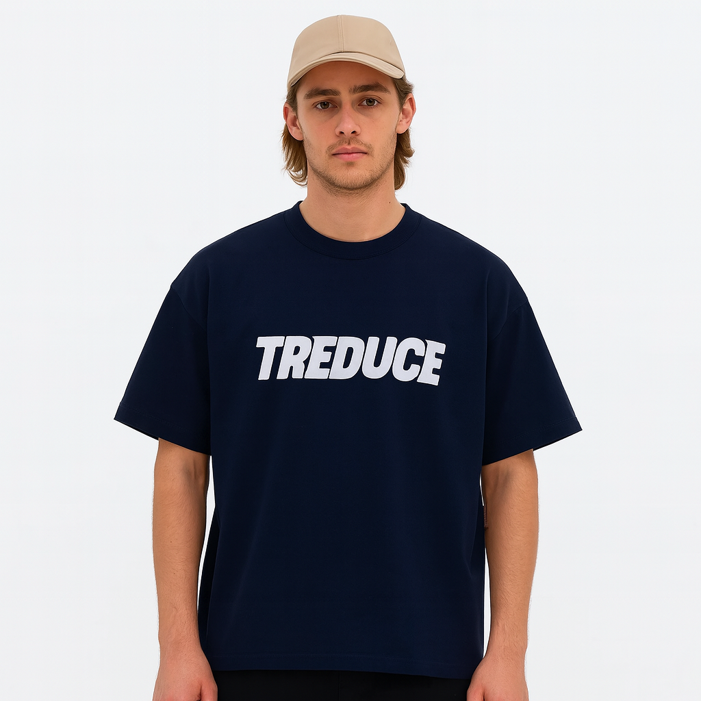 Treduce tee - Navy Blue