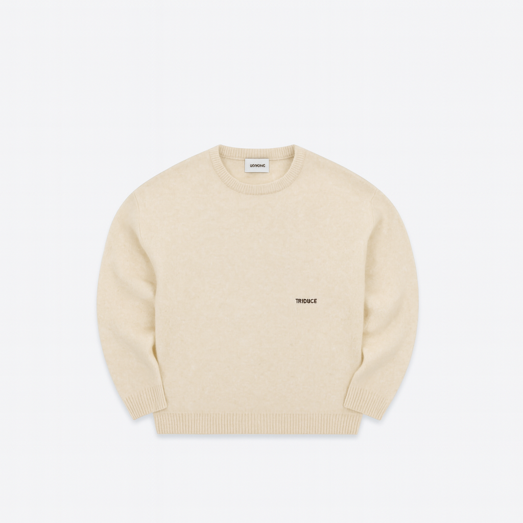 Treduce Knitted Sweat - Beige
