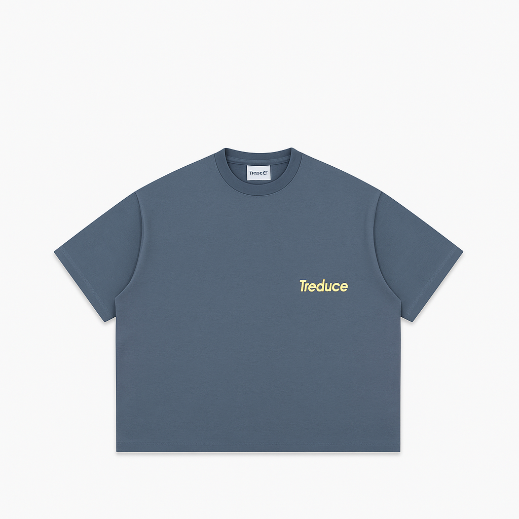 Treduce tee - Blue