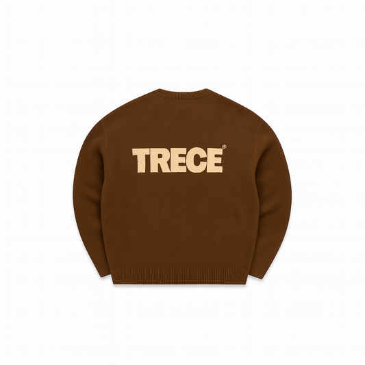 Treduce Knitted Sweat - Brown